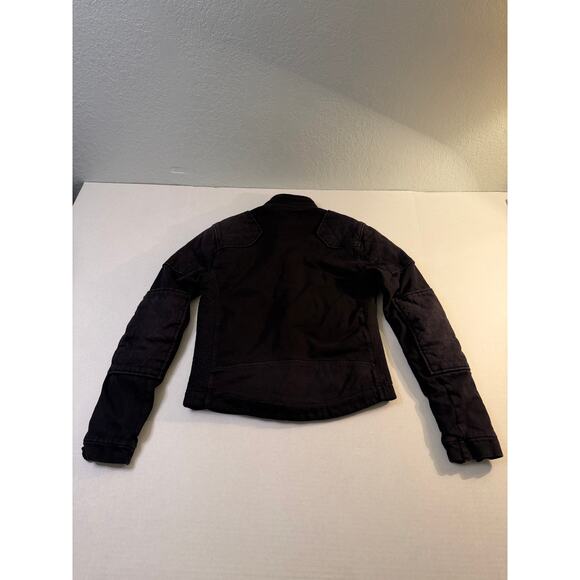 Polo Ralph Lauren Women's XS Black Quilted Cotton Moto Zip Up Jacket - Picture 2 of 9